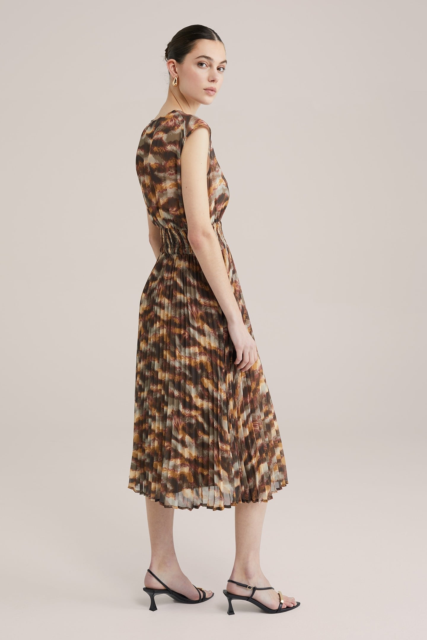 DRESS MID LENGTH MUSTARD YELLOW 3