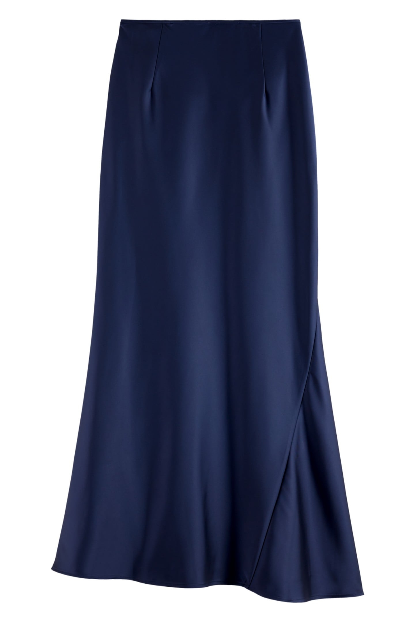 MIDI BIAS SKIRT NAVY 2