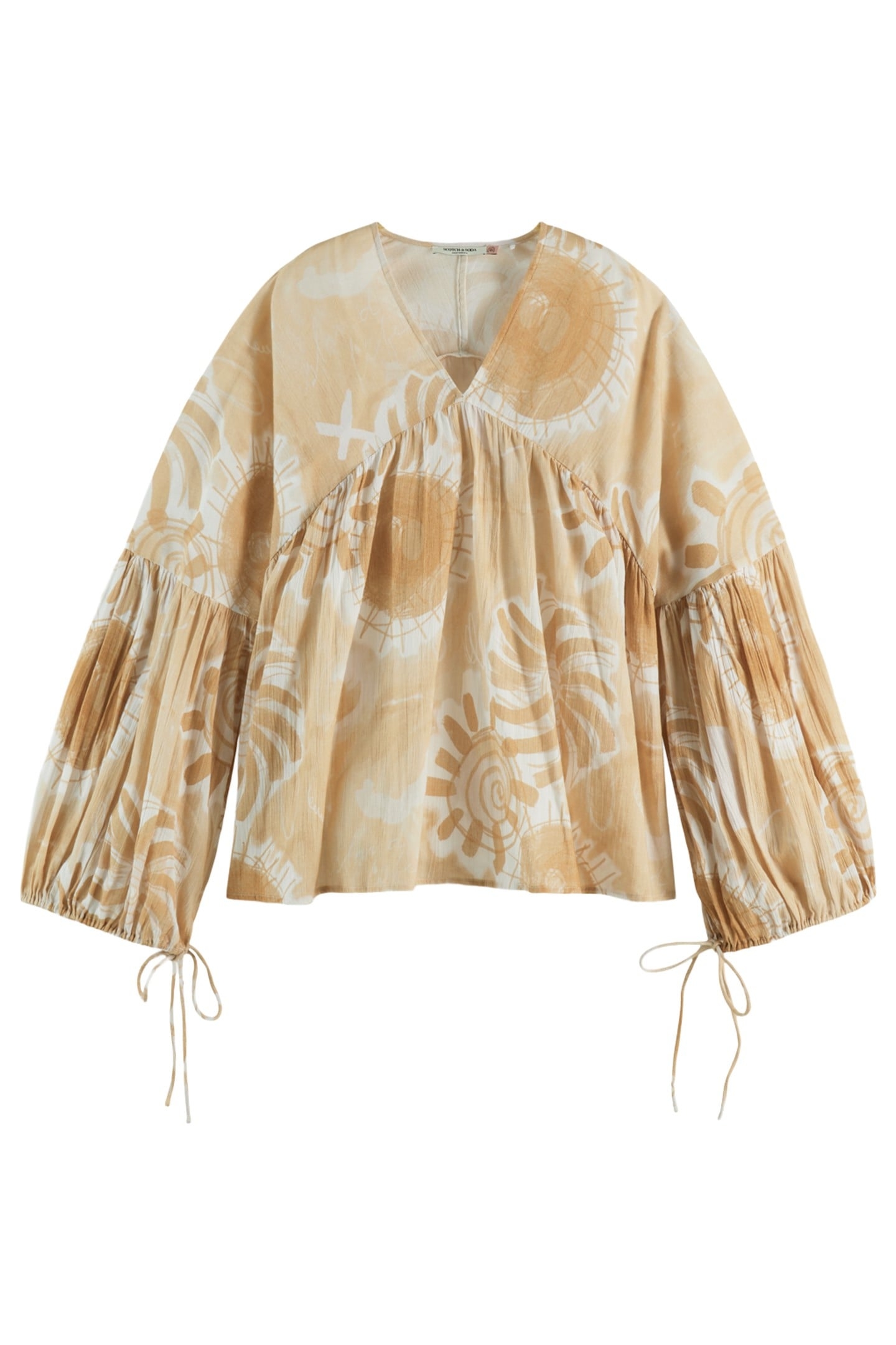 PRINTED CRINKLE TOP HOUSE OF MIRRORS PINK 5