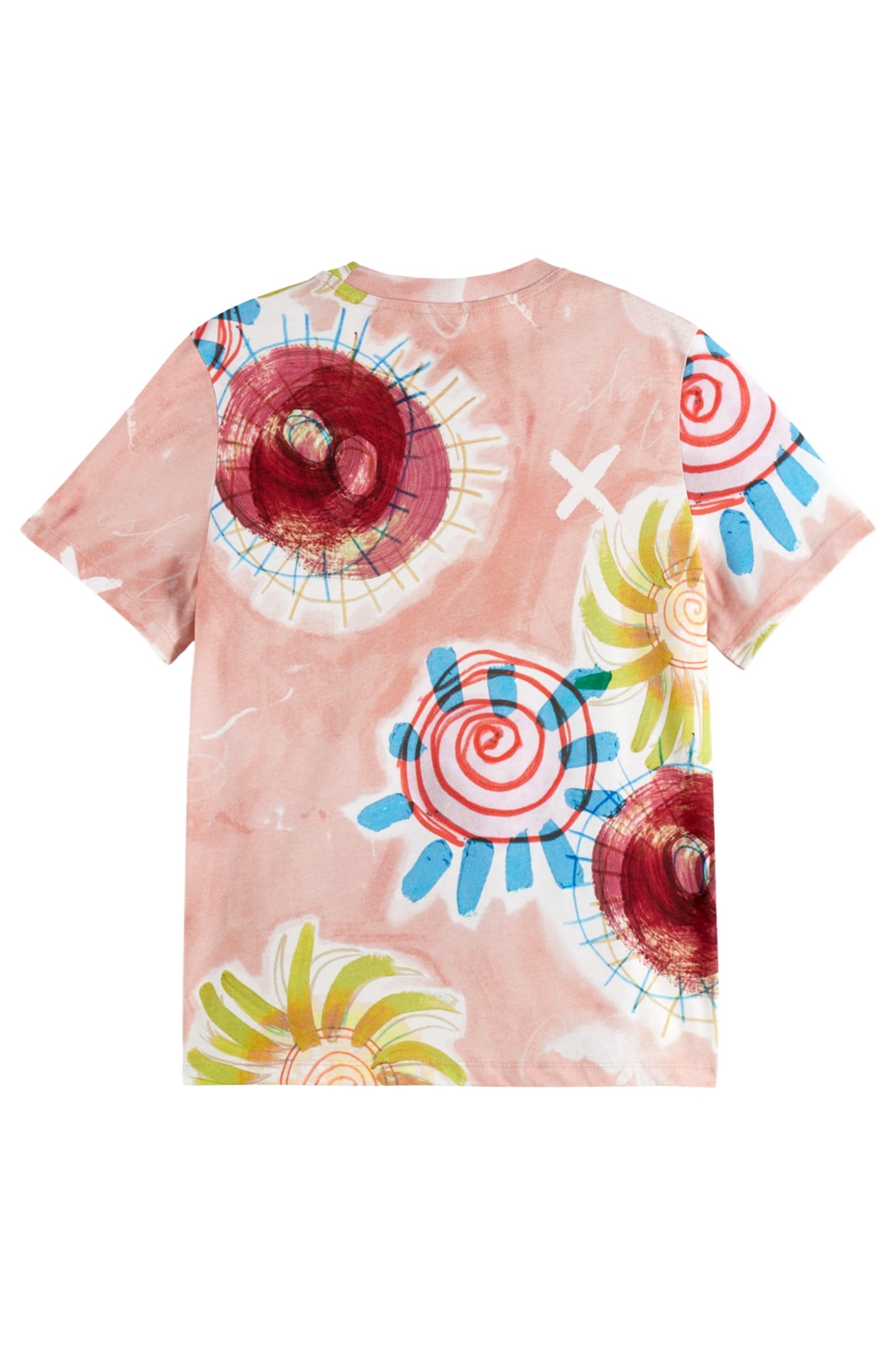 ALL OVER PRINTED REGULAR FIT T-SHIRT INKY SUN LINEN 5