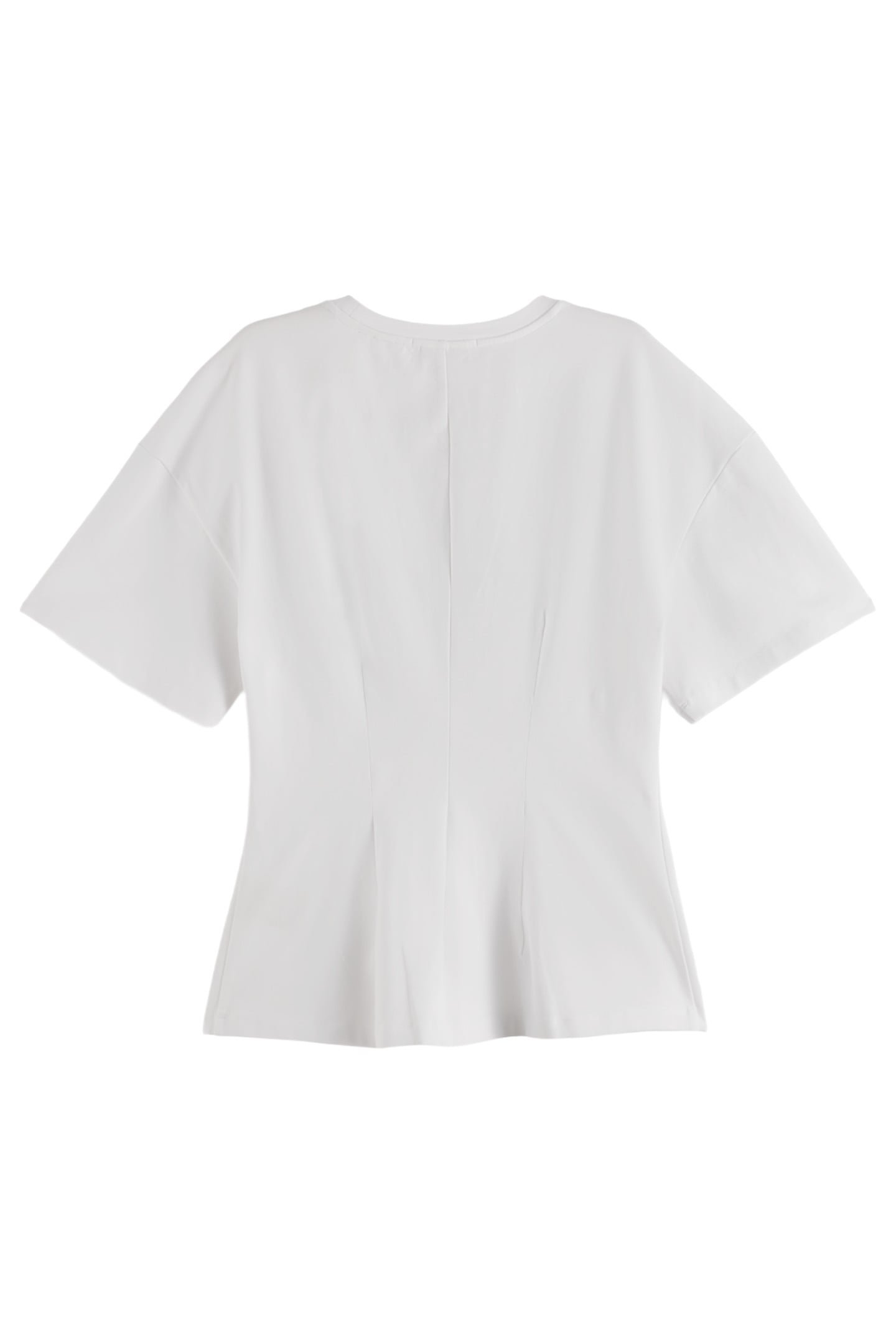 ARTWORK T-SHIRT WITH SHAPING WHITE 5