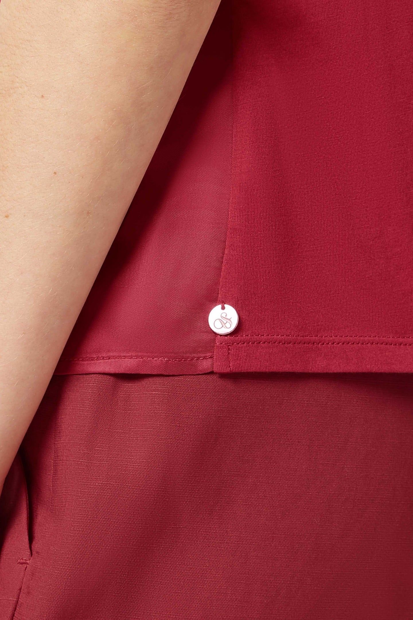 JERSEY WOVEN TANK ABSTRACT SUN PINK 6