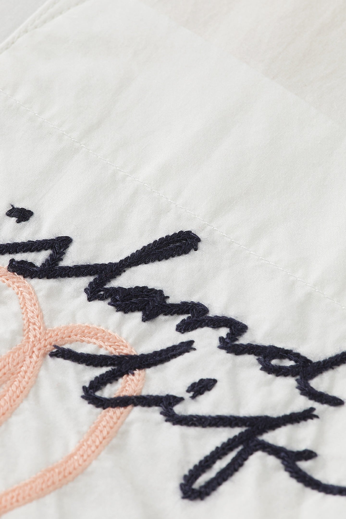 EMBROIDERED POPLIN SHIRT WHITE 7