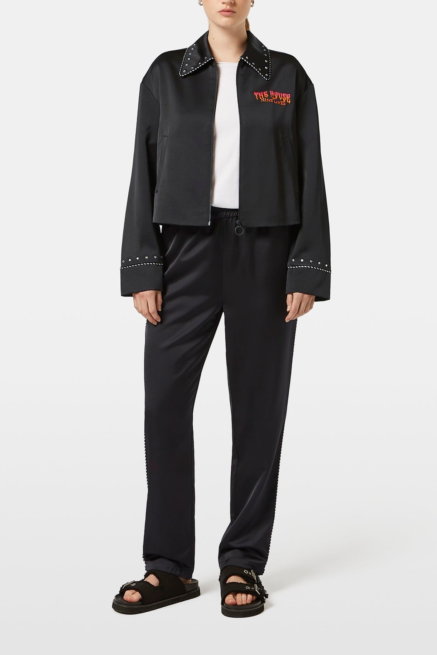 SOUVENIR EMBROIDERY JACKET BLACK 1