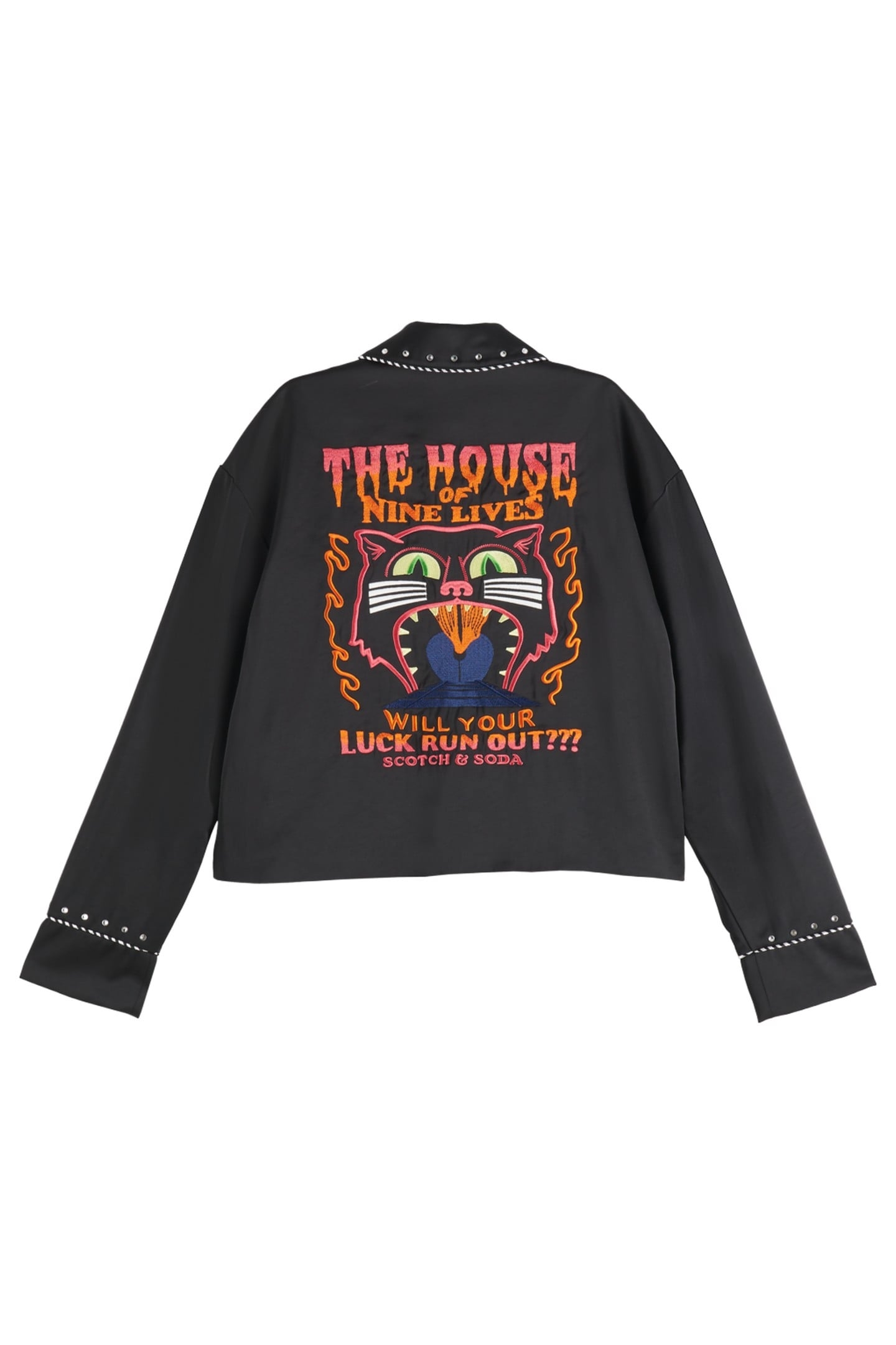 SOUVENIR EMBROIDERY JACKET BLACK 5