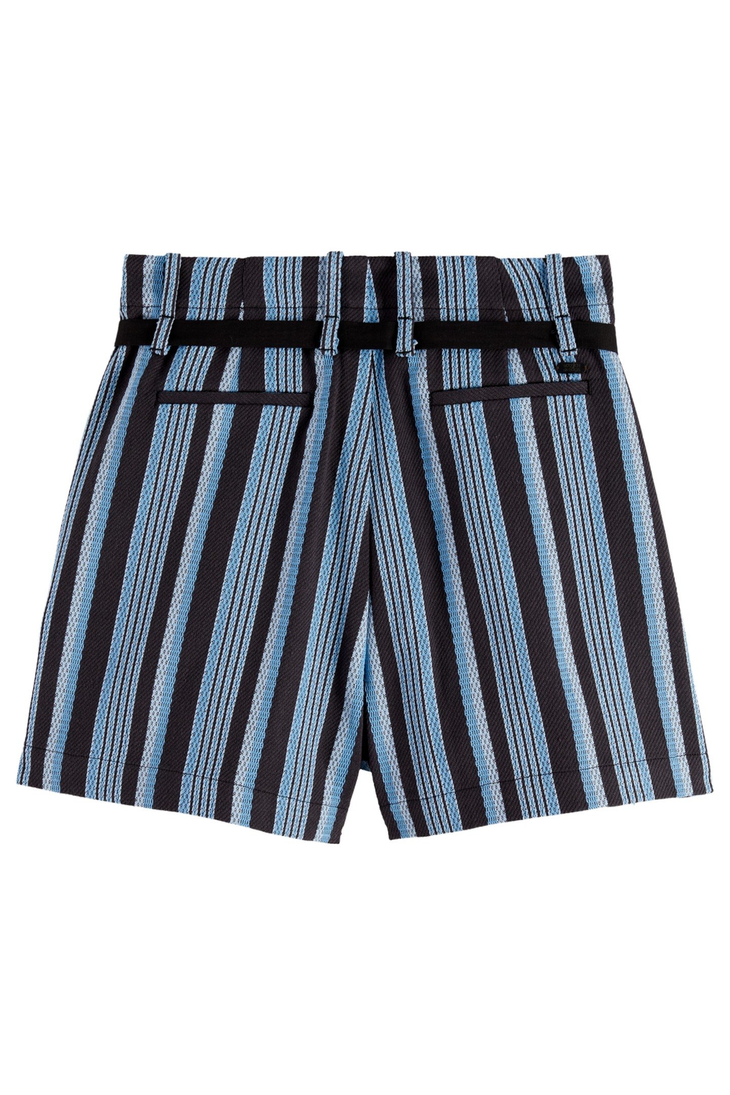 HIGH RISE STRIPE SHORTS LUNAR PIER STRIPE 7