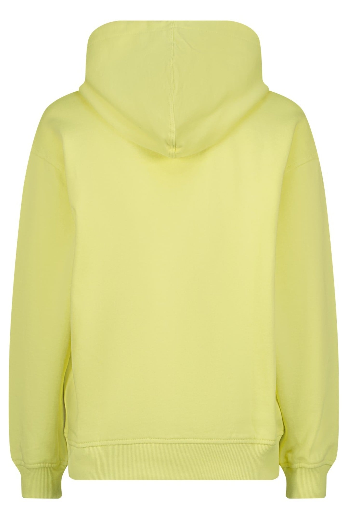 BOYS BASIC-HOODY SWEATER PALE LIME YELLOW 2