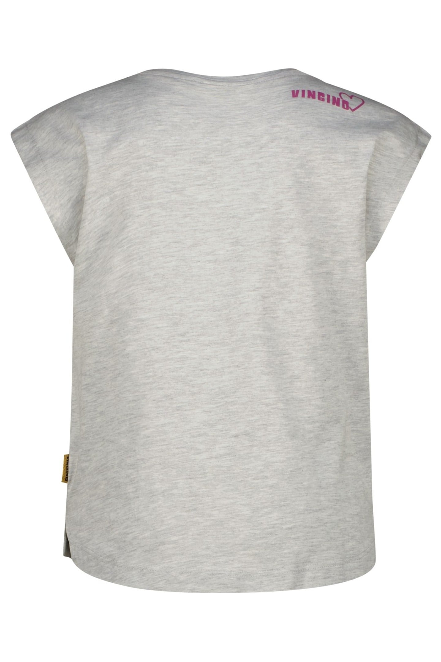 GIRLS HAMAE T-SHIRT LIGHT GREY MELEE 2