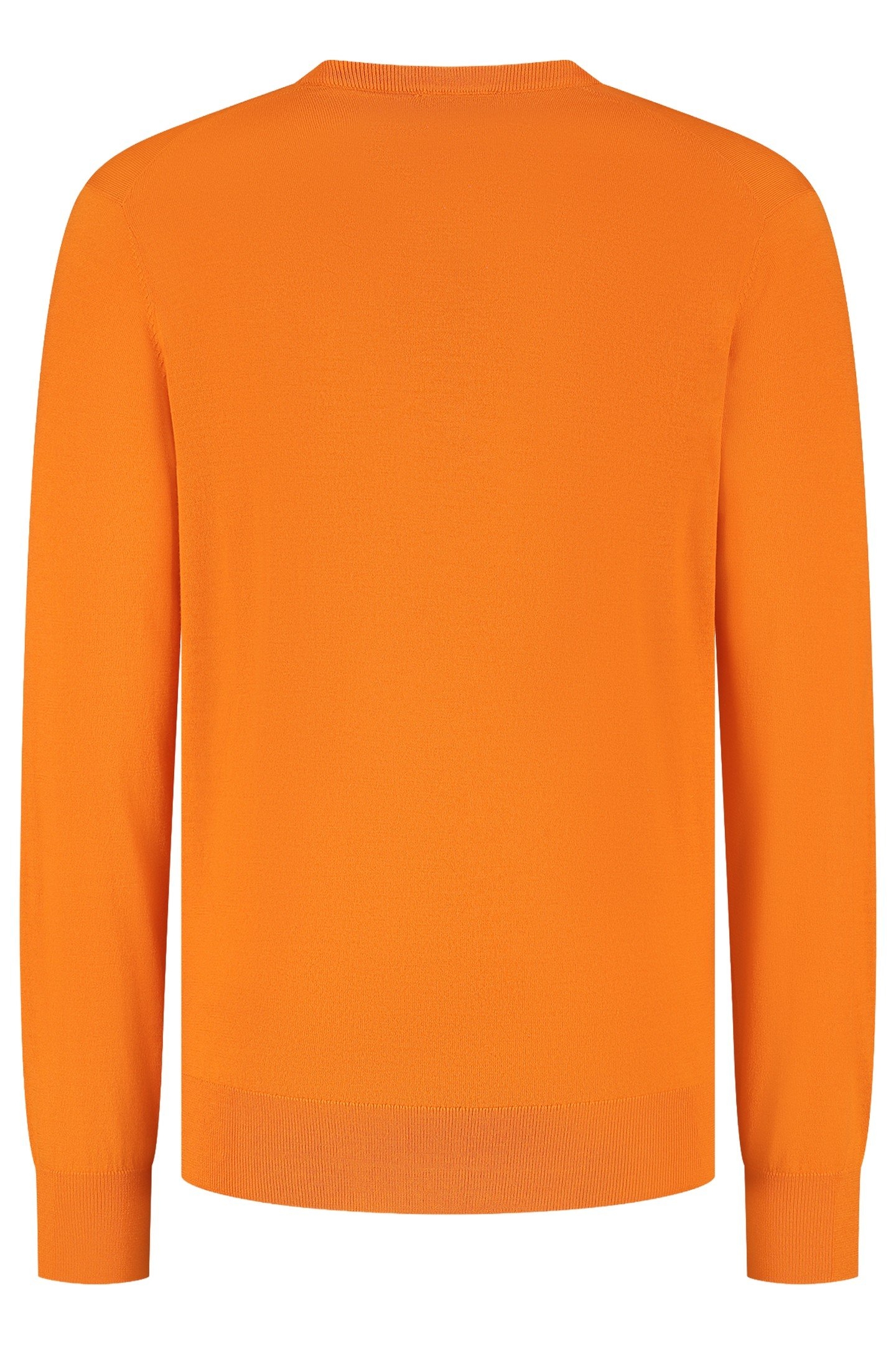 CREW NECK 100% MERINO CURCUMA ORANGE 4