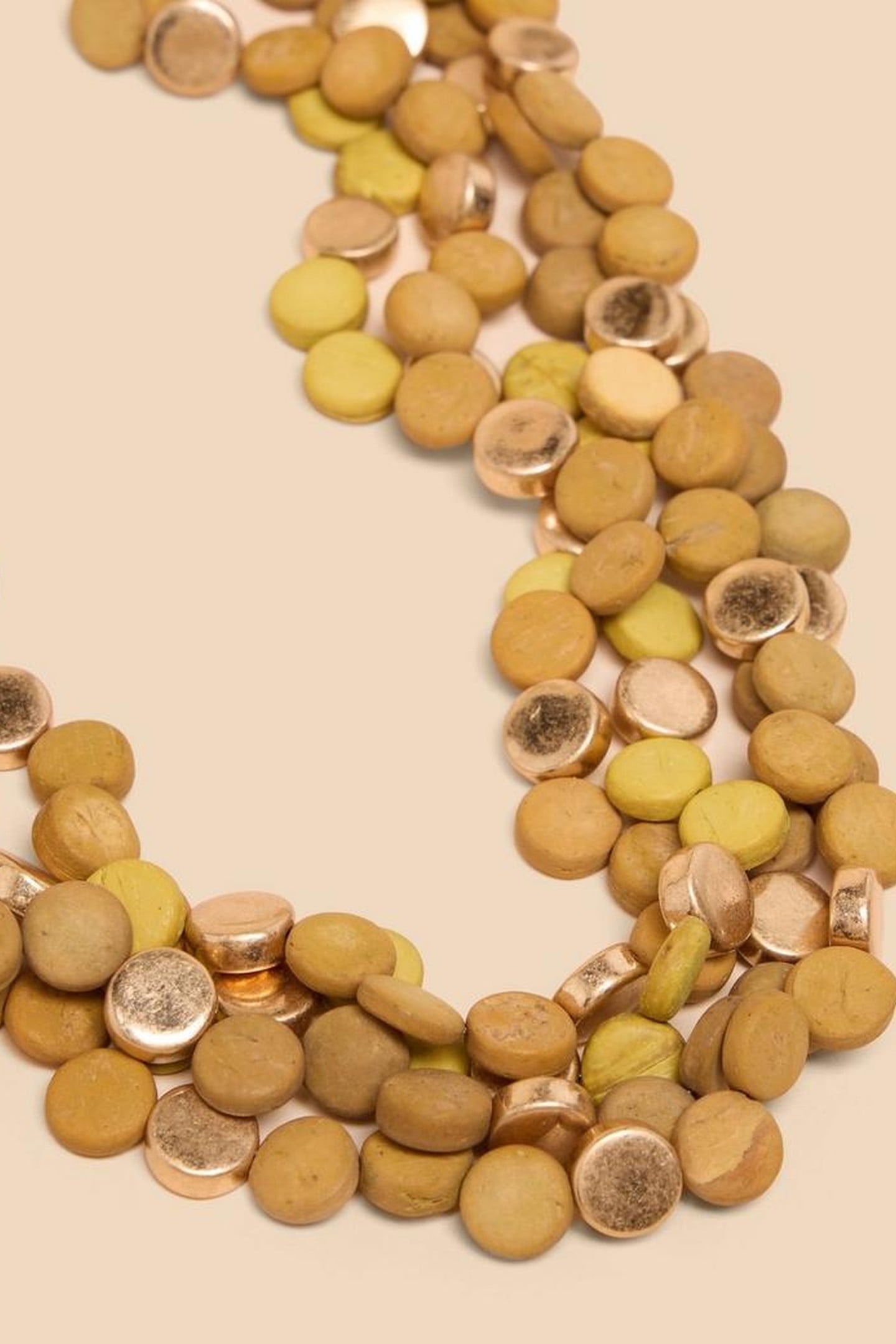 VERA CLUSTER NECKLACE YELLOW MULTI 2