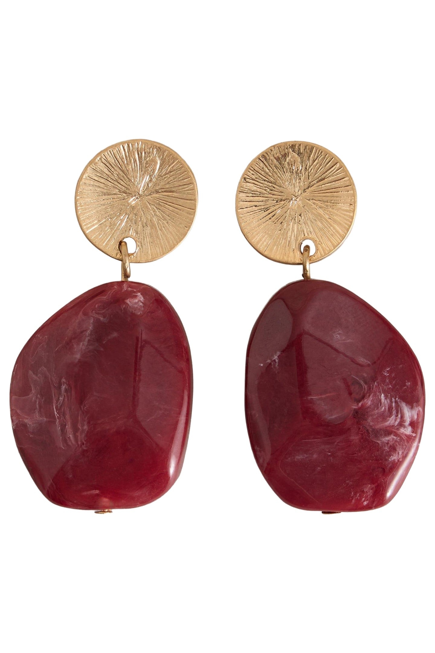 BELLFLOWER DROP EARRING DEEP PINK 1