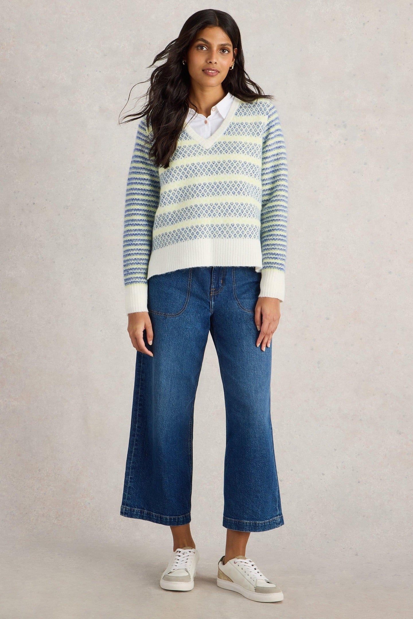 SAMMY STRIPE JUMPER BLUE MULTI 2