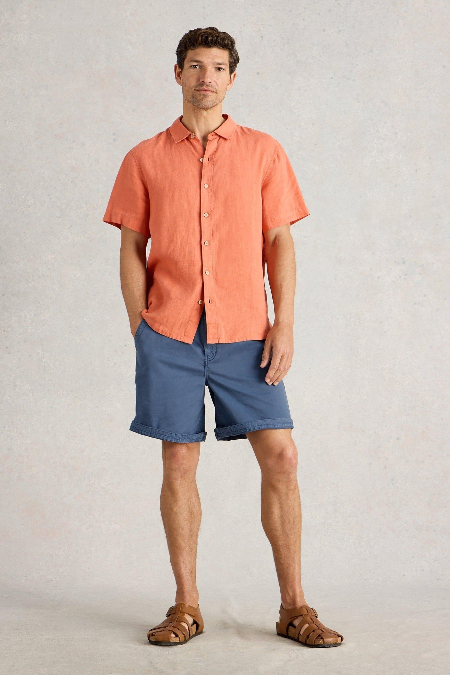 SUTTON DRAWSTRING SHORT DARK NAVY 2