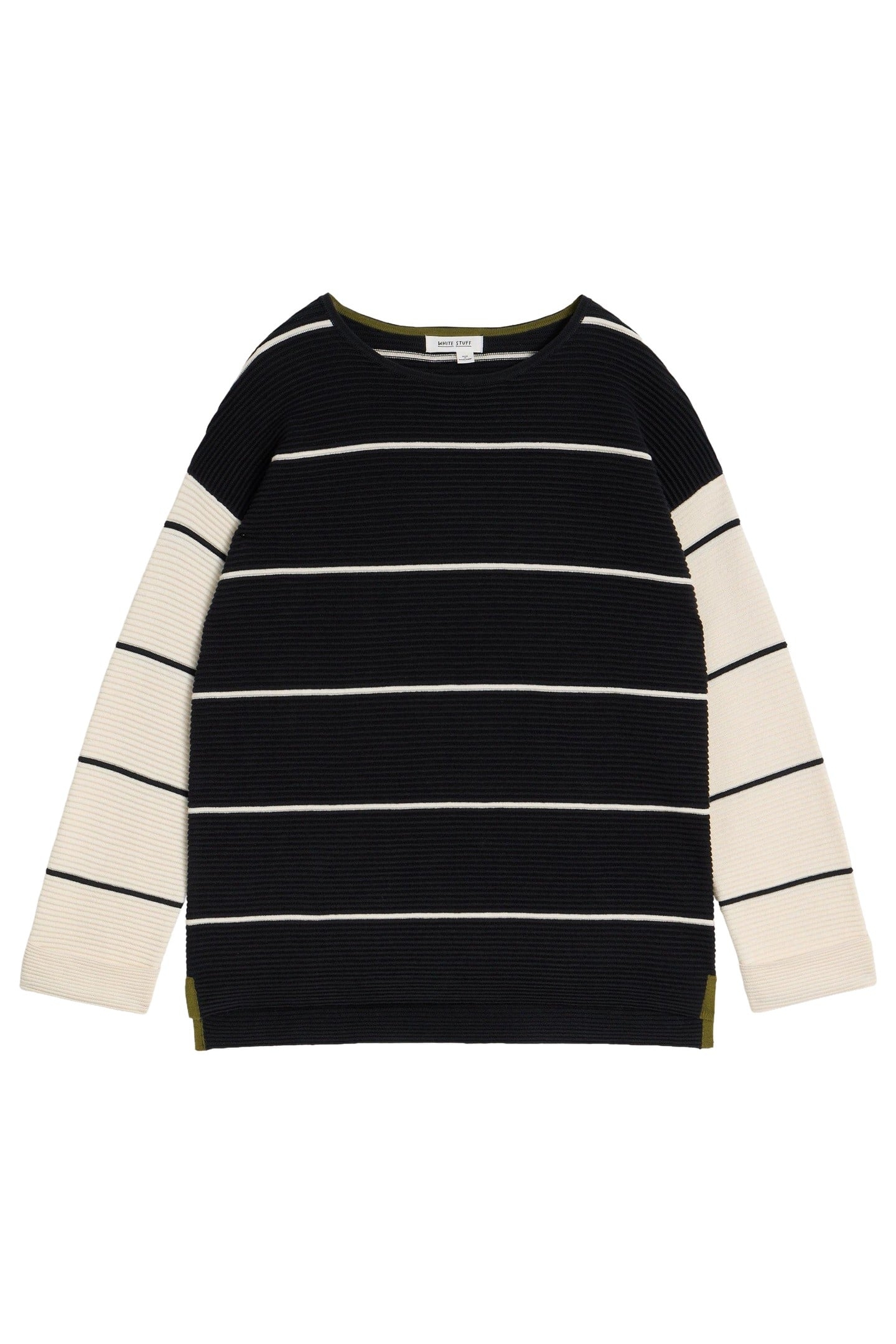 JANA STRIPE JUMPER BLACK MULTI 2