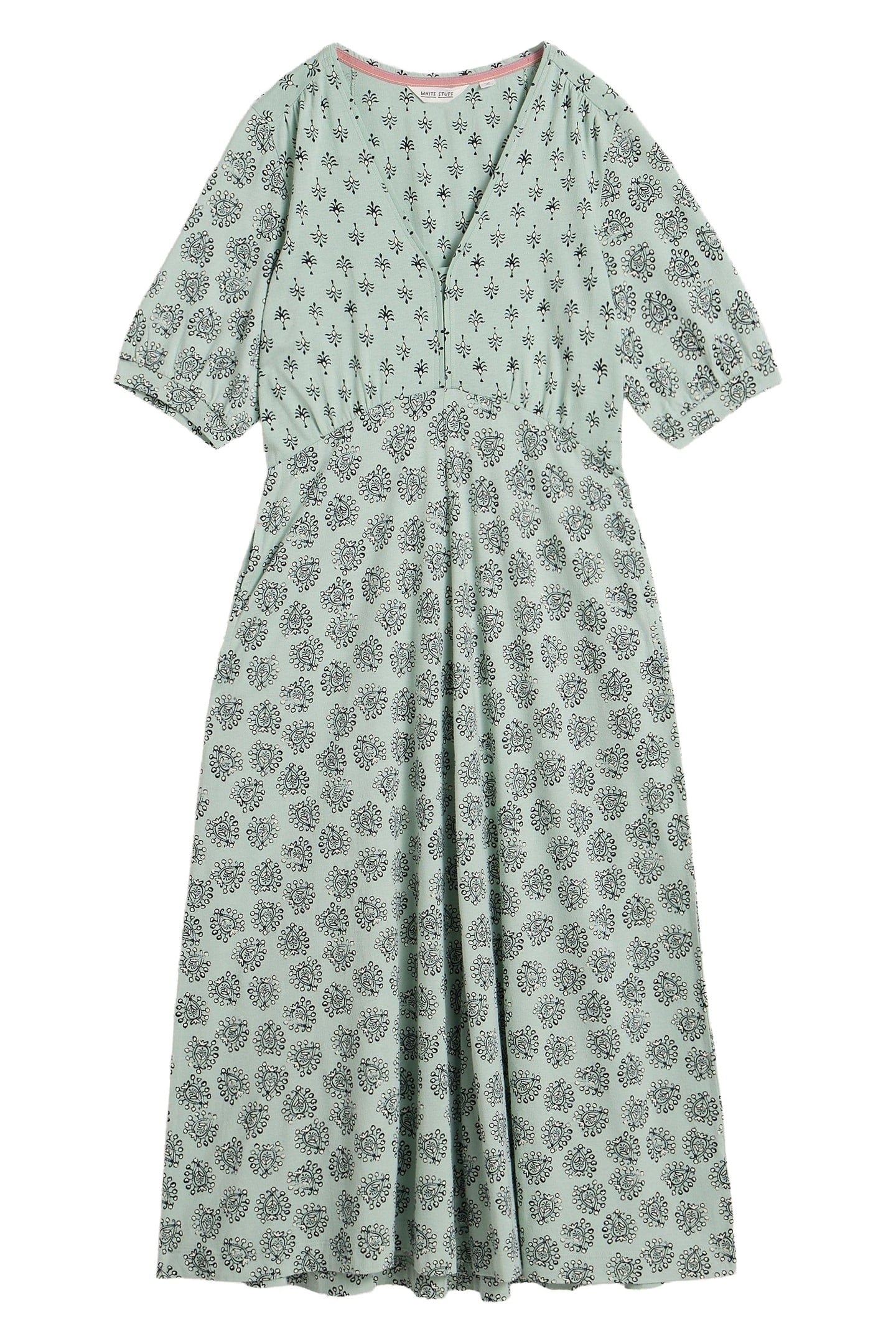 MEGAN JERSEY DRESS LIGHT GREEN 4
