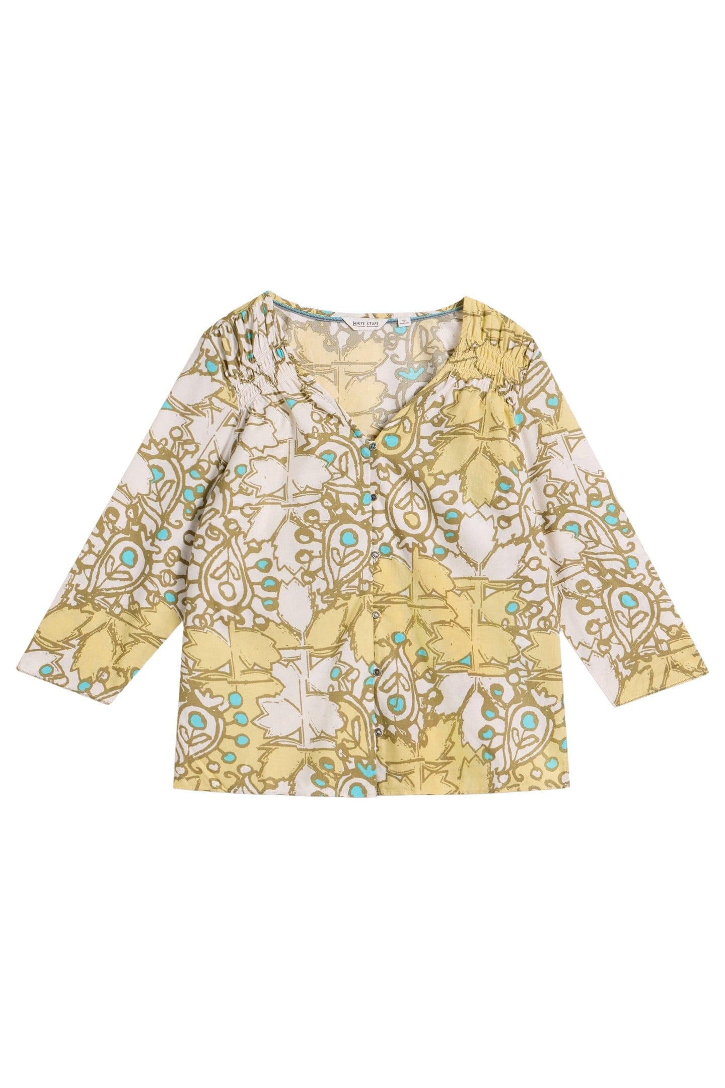 RAE ORGANIC COTTON TOP YELLOW MULTI 4