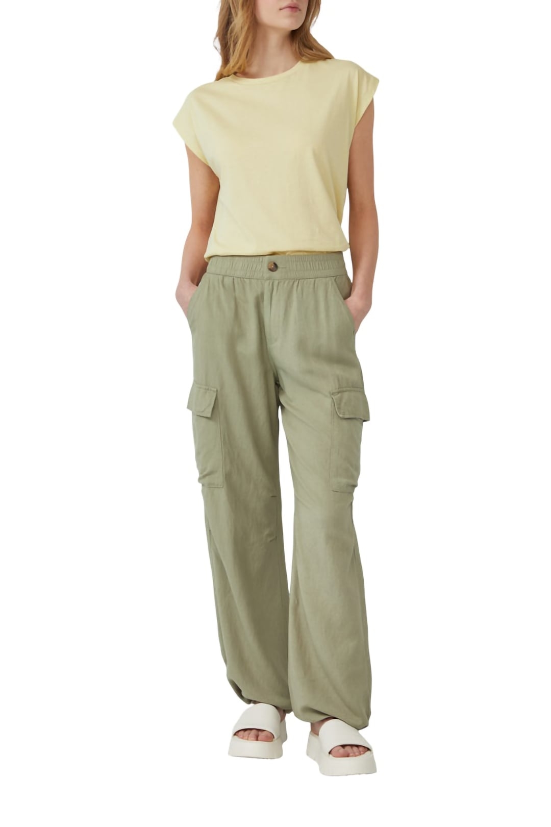 S.OLIVER-QS PANTS GREEN 1
