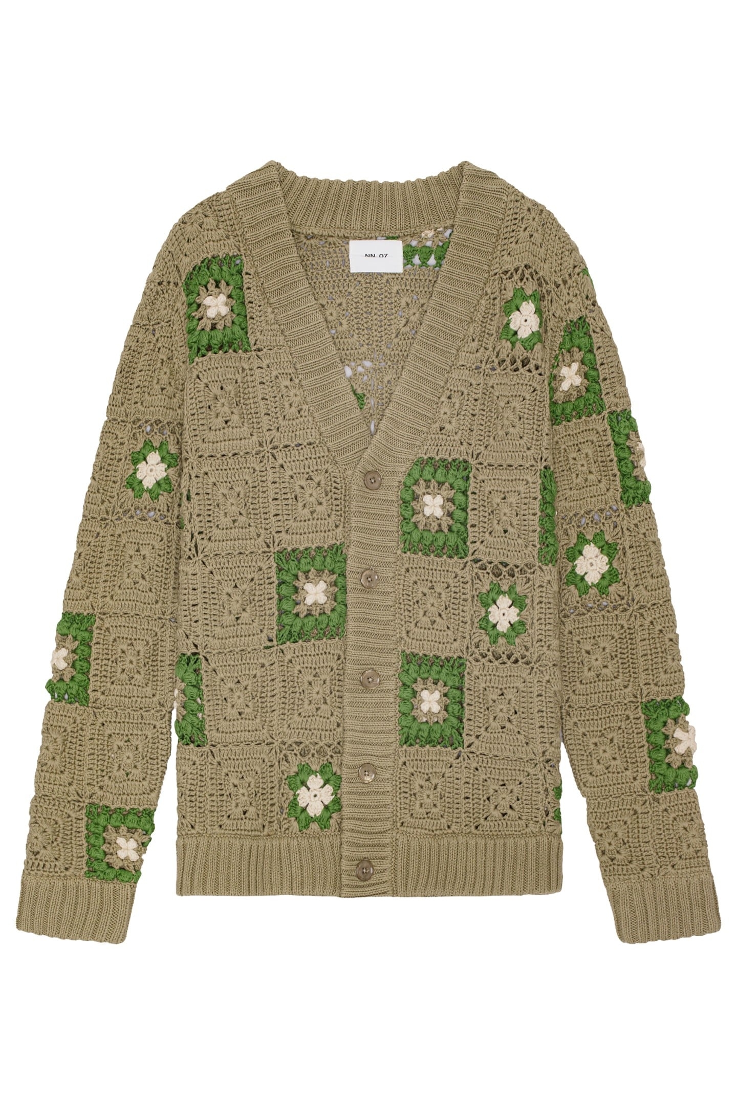 NATE CARDIGAN 6603 KHAKI BEIGE 4