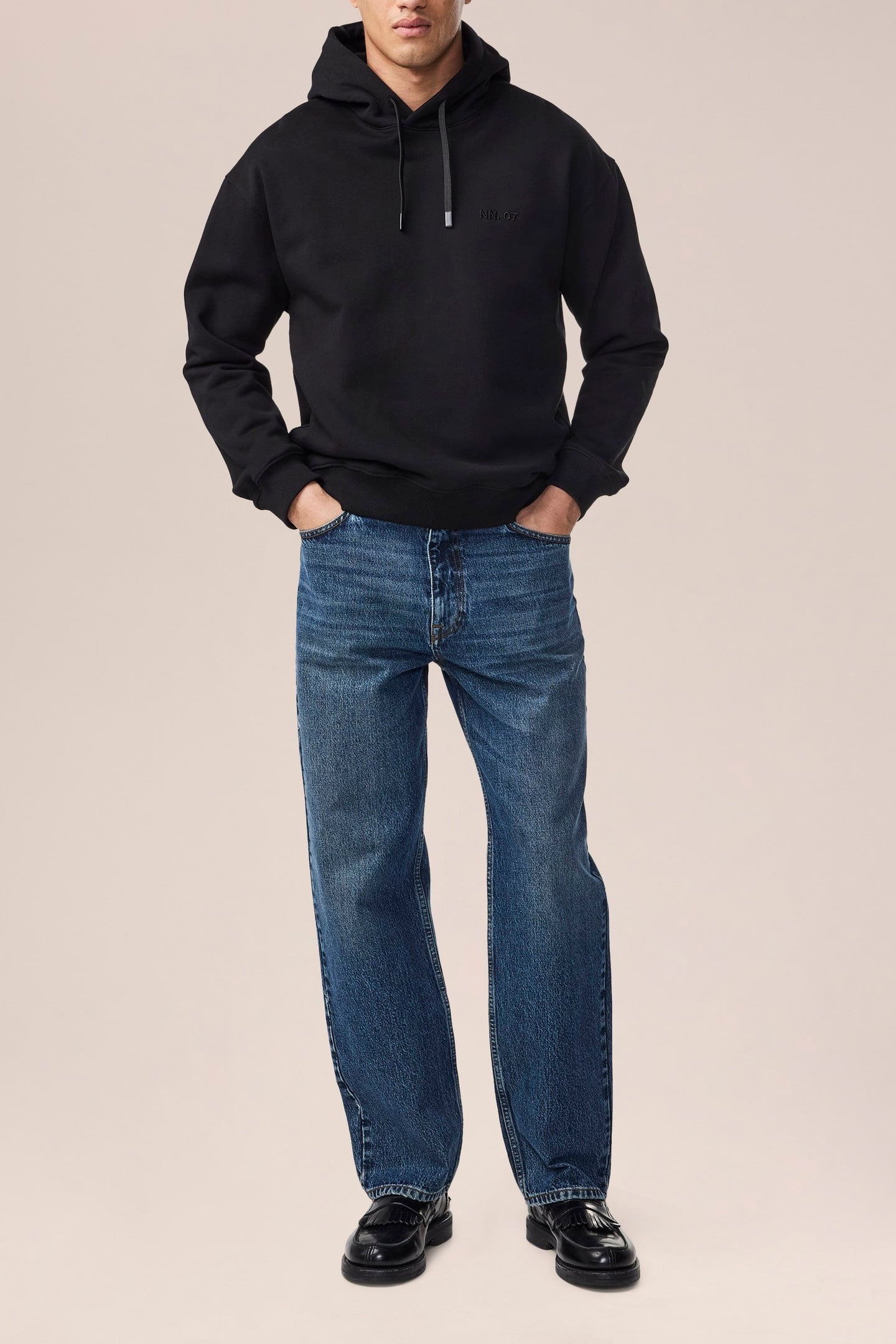 DAVID HOODIE SWEATSHIRT BLACK 2