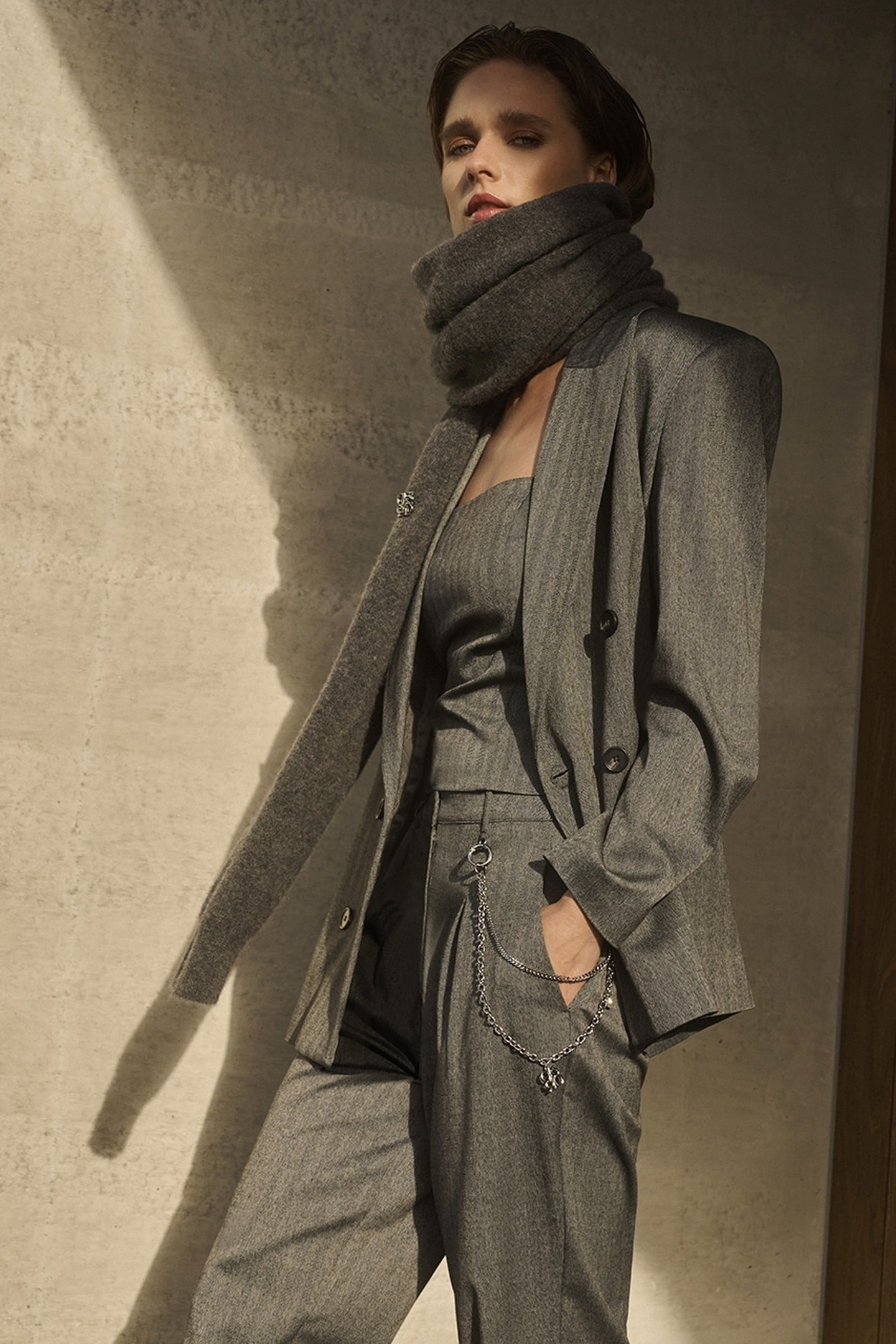 DANTE6-SALESSY CARDIGAN GRAPHITE 6