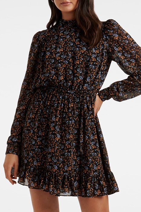 GIANNA HIGH NECK MINI DRESS EVERLY DITSY 1