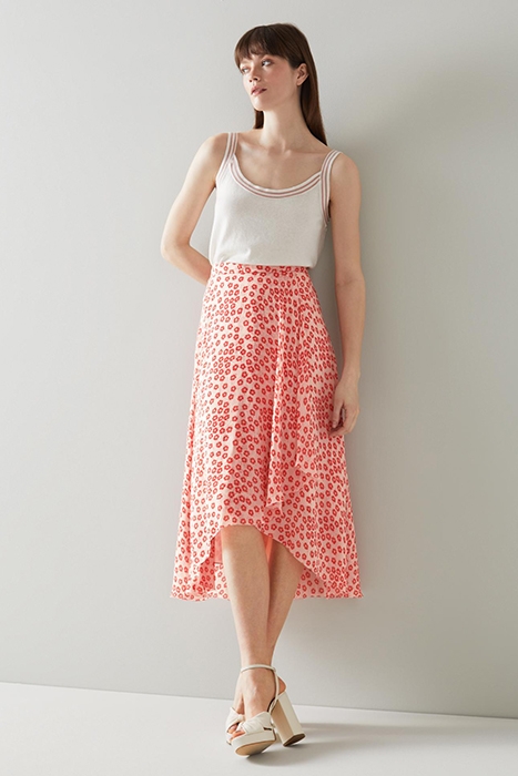 KRASNER MIDI SKIRT PINK 3