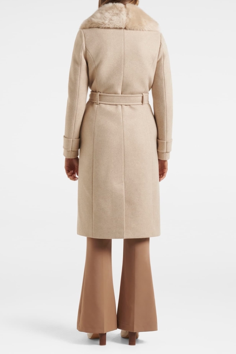 NORA FUR COLLAR COAT CAMEL 2