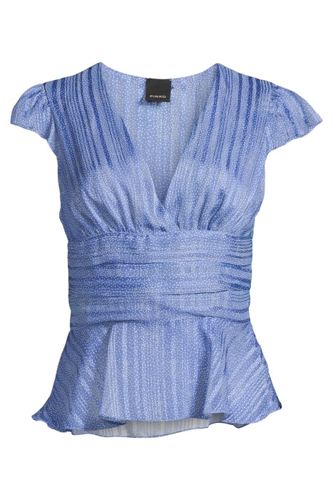 AGUEDA BLOUSE AZURE/WHITE 6