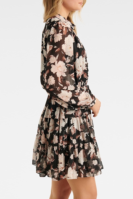 FAYE TIERED SKATER DRESS BLACKWOOD FLORAL 4