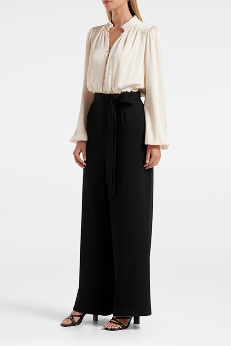 GWEN BLOUSON SLEEVE JUMPSUIT BONE 3