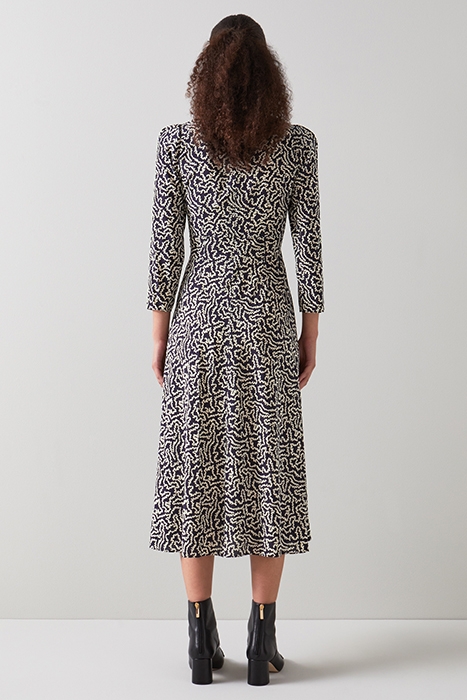 GABRIELLE MIDI DRESS CREAM 2