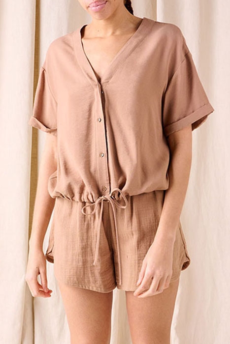 INDIGO SHORTS DUSTY BROWN 2