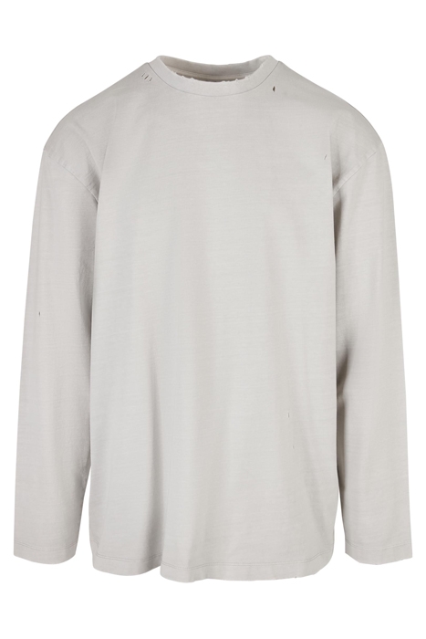 OVERSIZED DISTRESSED LONGSLEEVE LIGHTASPHALT 1