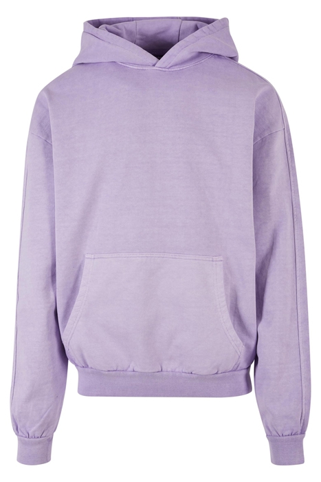 HEAVY TERRY GARMENT DYE HOODY LILAC 1