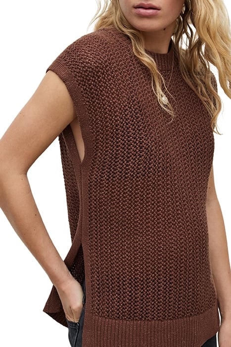 ZADIE TANK PRALINE BROWN 4
