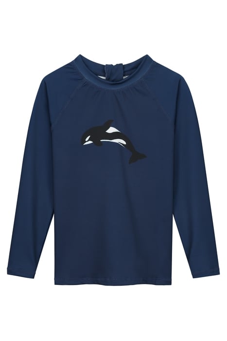 BOYS LONGSLEEVE RASHTEE ORCA ROYAL BLUE 1