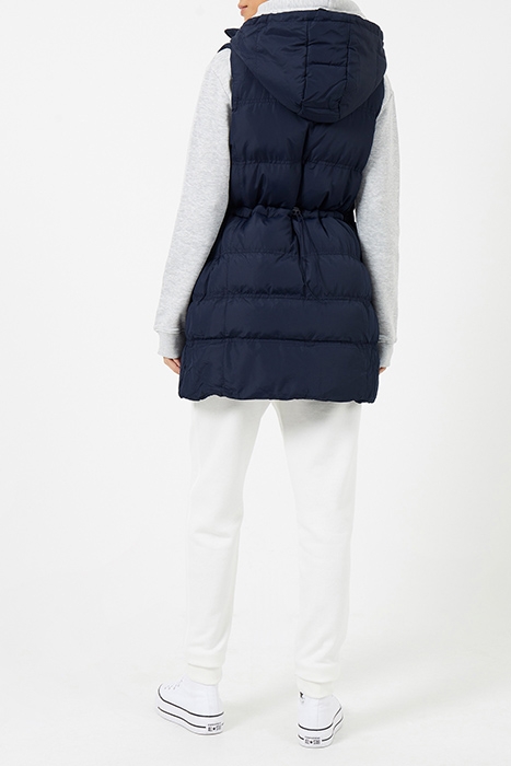 GILET ROW HOOD MID DARK NAVY 3