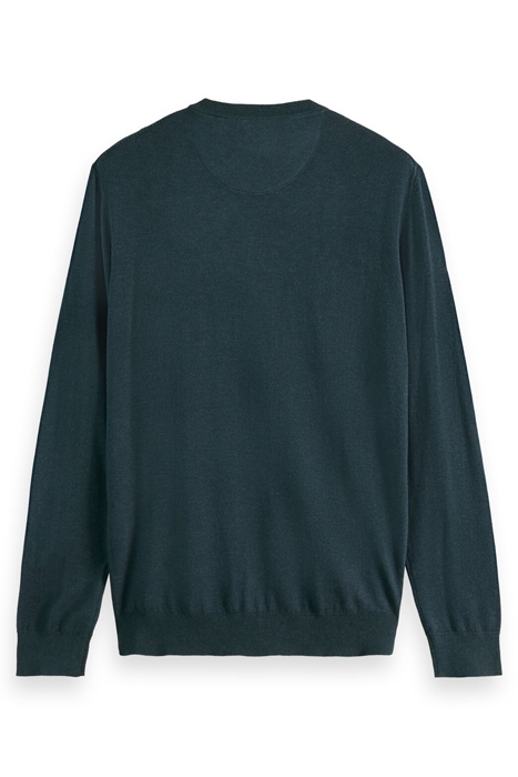 ESSENTIALS - ECOVERO VISCOSE-BLEND LOGO CREWNECK PULLOVER SP 2