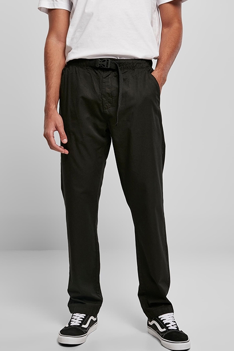 STRAIGHT LEG CHINO WITH BELT BLACK 2