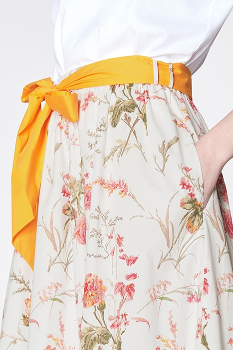 ROSE MIDI SKIRT WHITE 4