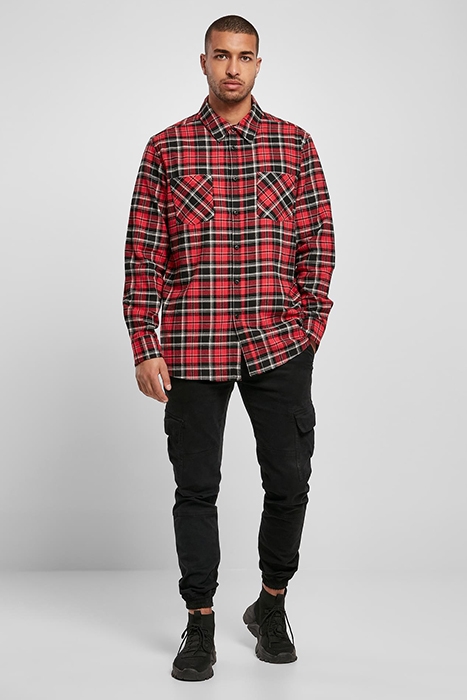 CHECKED ROOTS SHIRT RED/BLACK 4