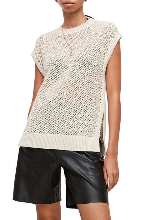 ZADIE TANK PAMPAS WHITE 5