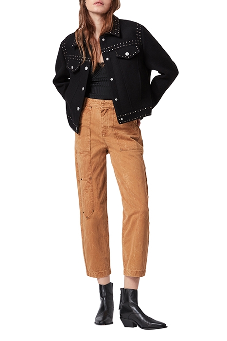 ACEY STUD JACKET BLACK 2