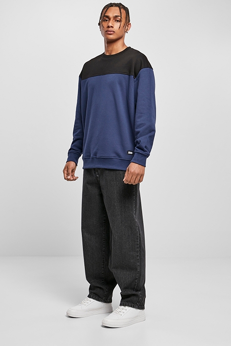 UPPER BLOCK CREWNECK DARKBLUE/BLACK 4