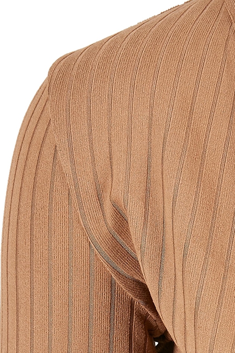 LADIES CROPPED RIB WRAPPED LONGSLEEVE DARKTAUPE 7