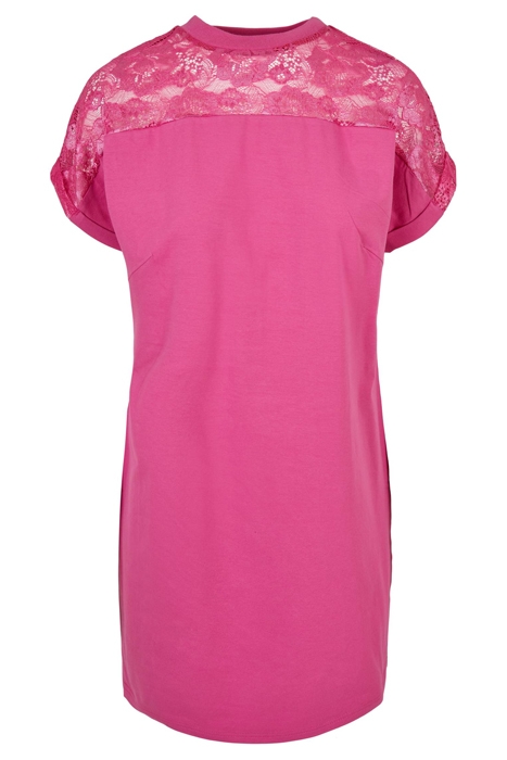 LADIES LACE TEE DRESS BRIGHTVIOLET 1