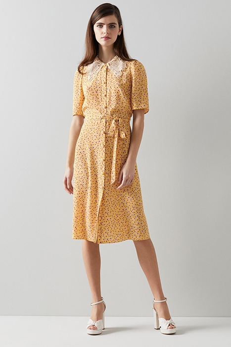 HASKELL SHIRT DRESS YELLOW 2
