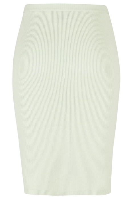 LADIES RIB KNIT MIDI SKIRT LIGHTMINT 1