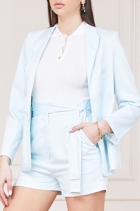 MARCIANO BY GUESS MARTINA BLAZER SOLID PEACEFUL SKY 1