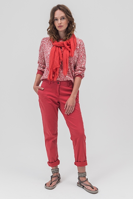 ELBA GEKLEURDE BROEK BAKED APPLE 1